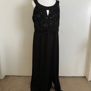 Solid Black Formal Dress